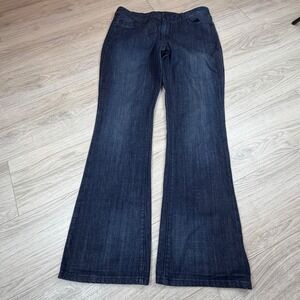 Vintage Levi's 553 Mid Rise Bootcut Jeans Dark Wash Size 12 Y2K